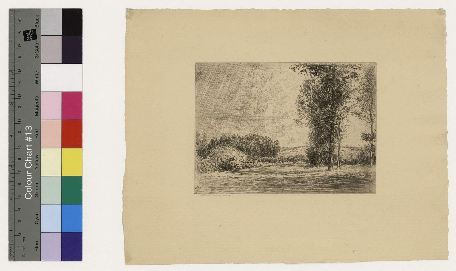 Paysage, Louis Willaume, 1924