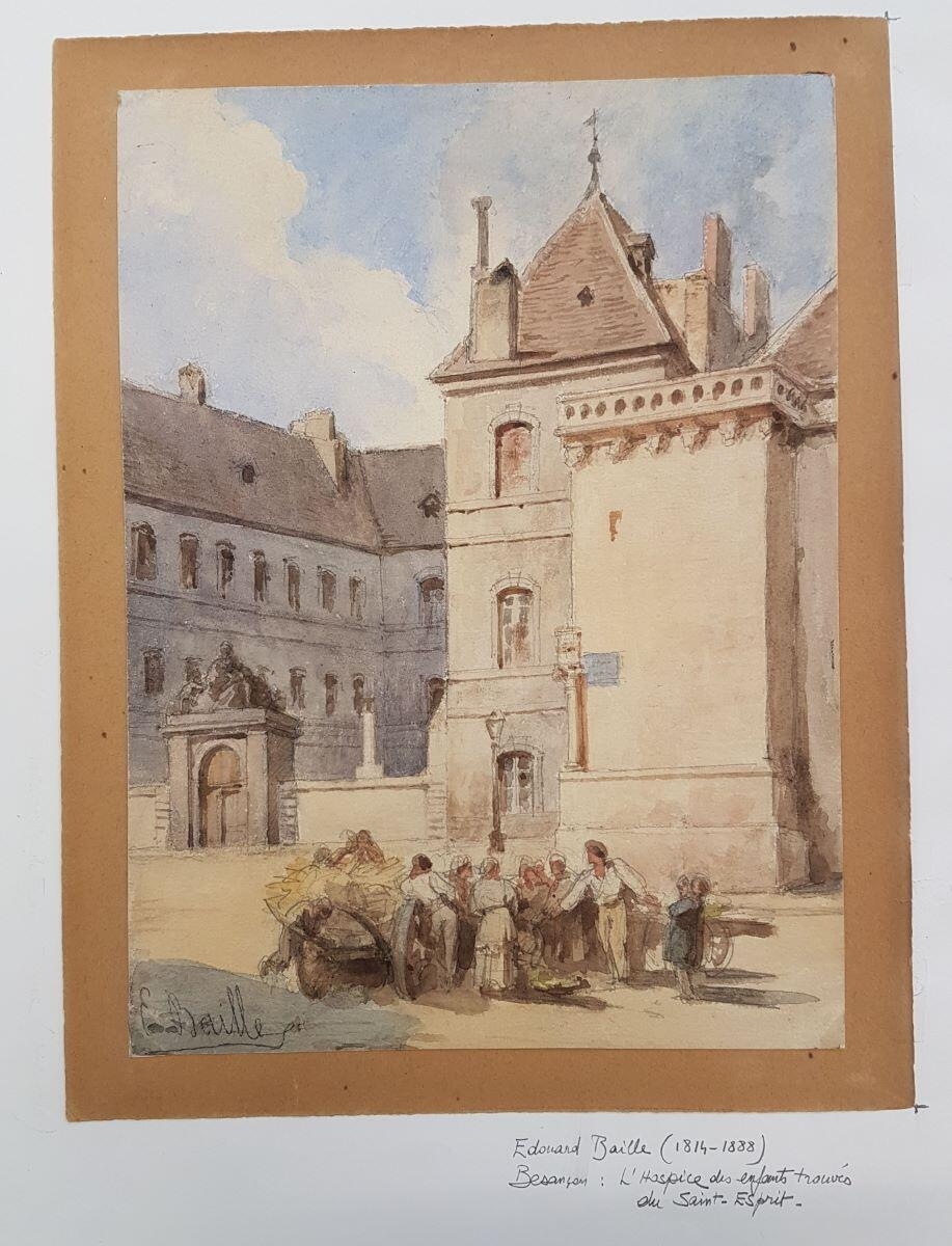 L'Hospice du Saint-Esprit à Besançon, Édouard Baille, 19e siècle