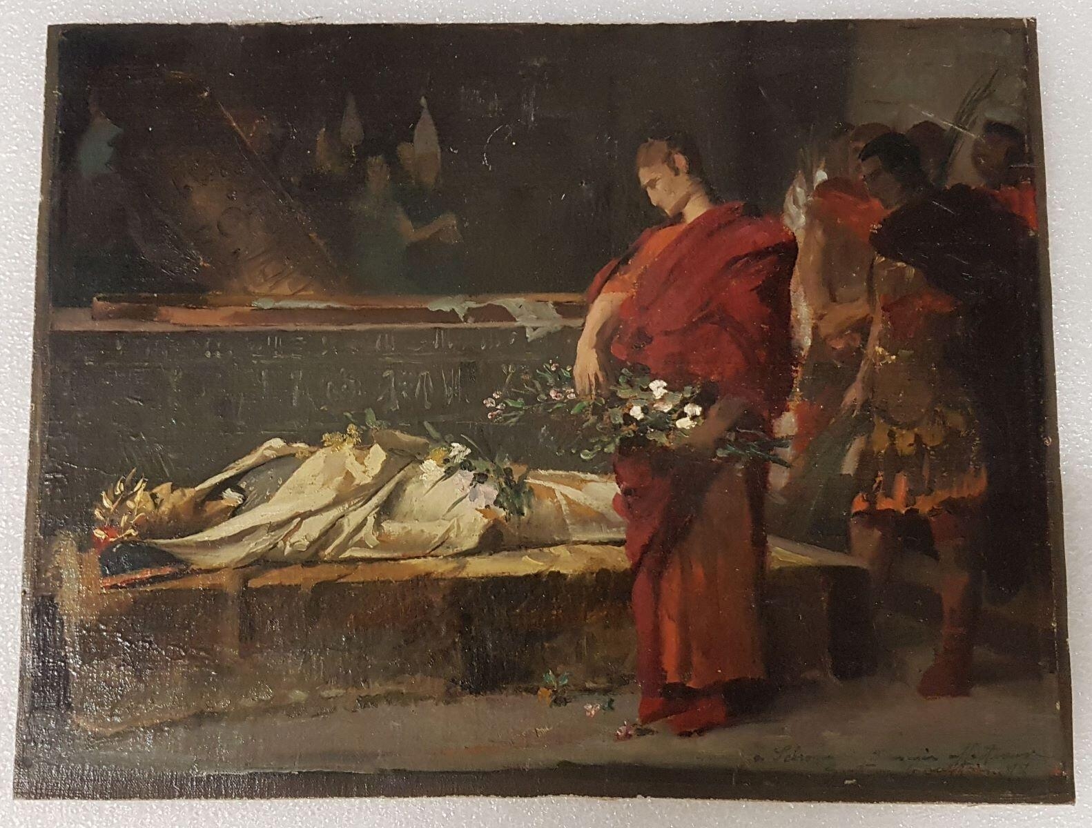 Auguste au tombeau d'Alexandre le Grand_0