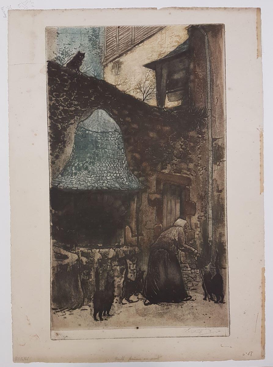 Vieille femme au puits_0