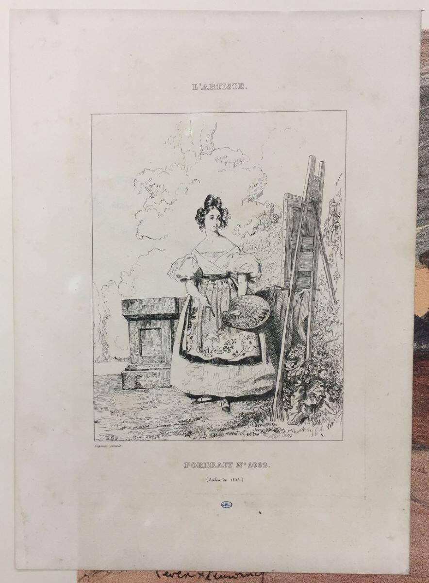 Portrait n° 1062 (Elise Journet), Jean Gigoux, 1833