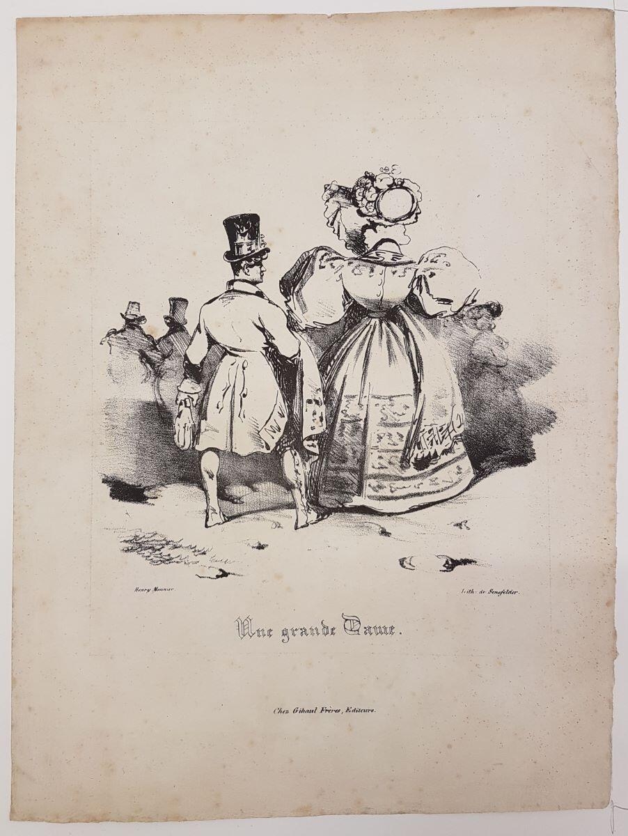 Une Grande Dame, Henry Monnier, 1824-1827