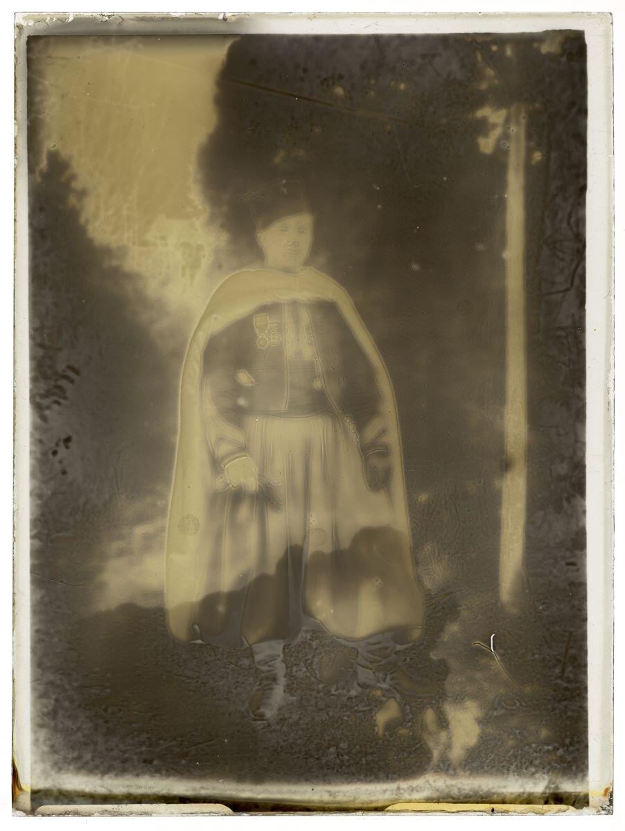 Portrait de soldat en costume zouave de la Première Guerre mondiale_0