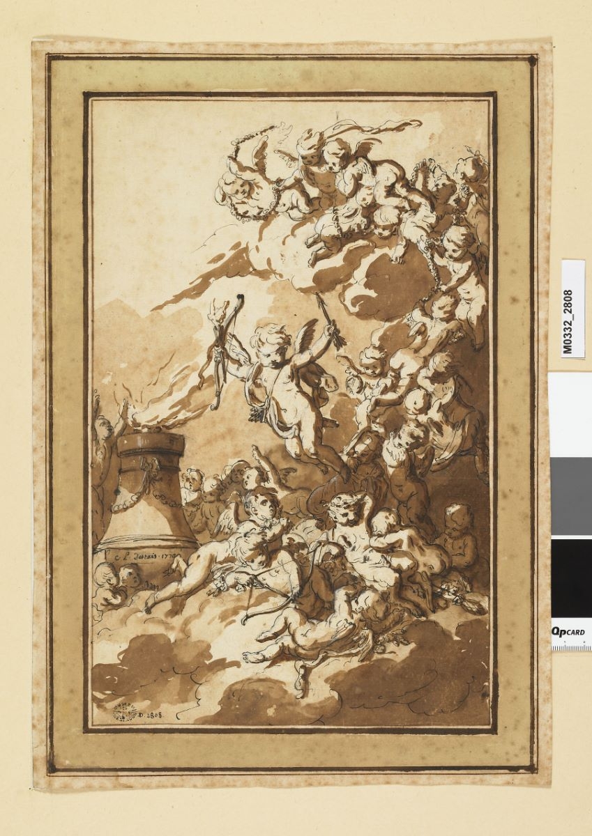Triomphe de l'Amour, Claude-Louis Desrais, 1770