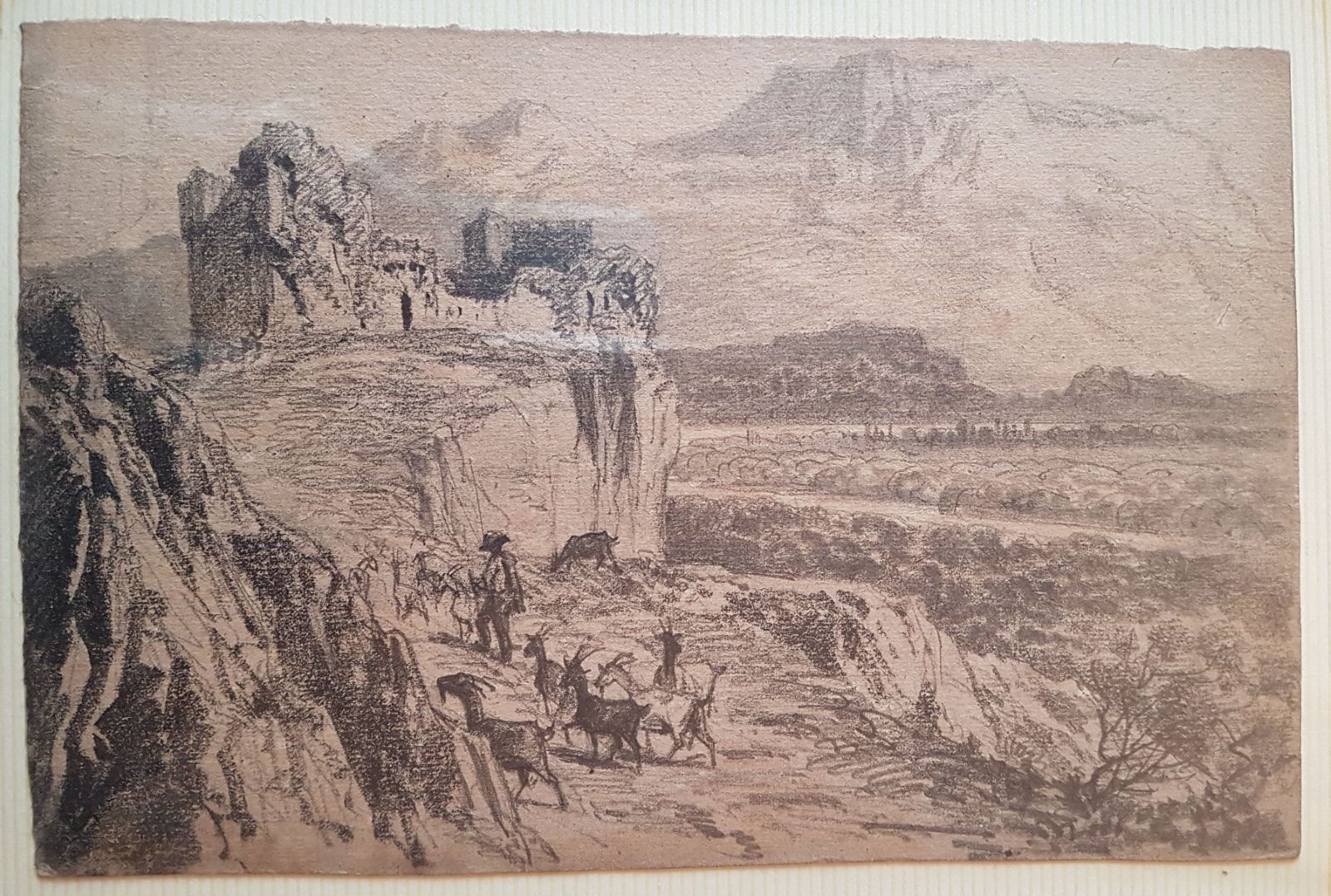 Panorama en Savoie (?), Antonin Fanart, 2e moitié 19e siècle