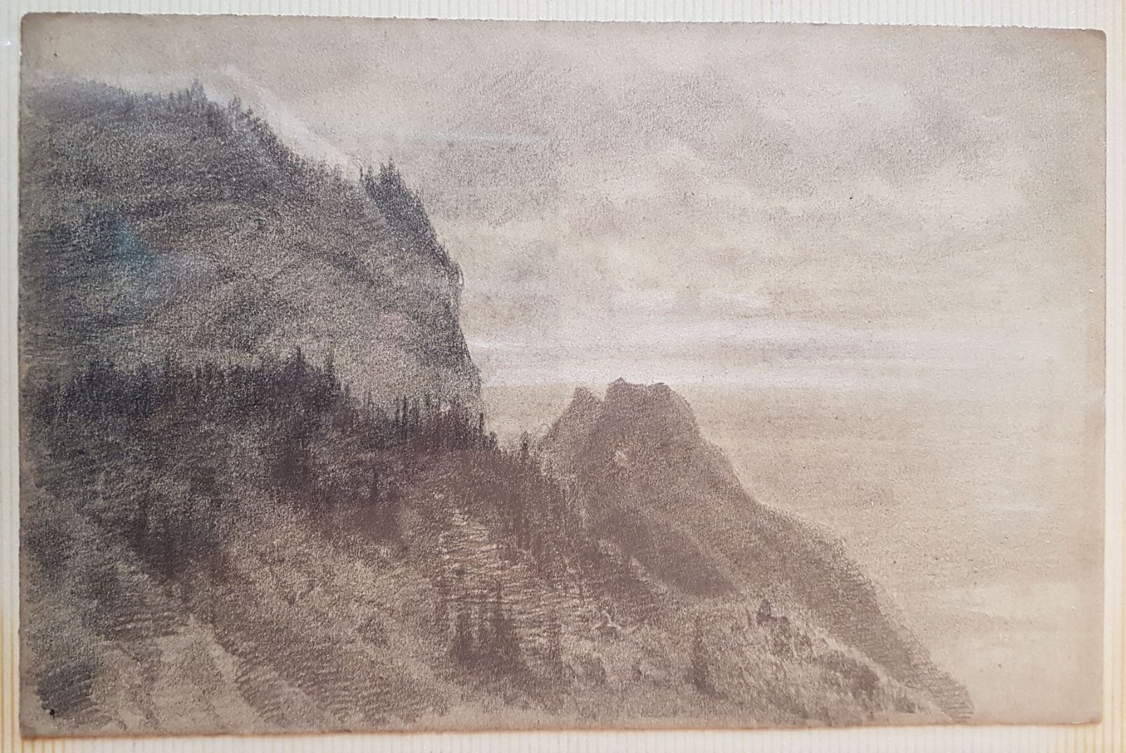 Brume sur le lac, Antonin Fanart, 2e moitié 19e siècle