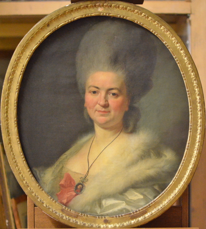 Portrait de Madame Aimée Pierrette de la Palize à trente-huit ans, Johann Melchior Wyrsch, 1780