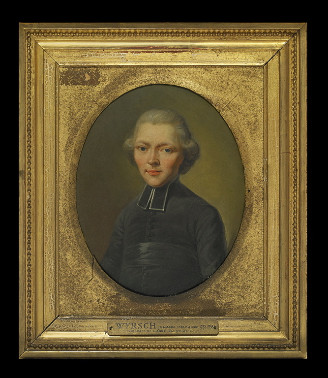 Portrait de l'abbé Jean-Pierre Baverel, Johann Melchior Wyrsch, 18e siècle