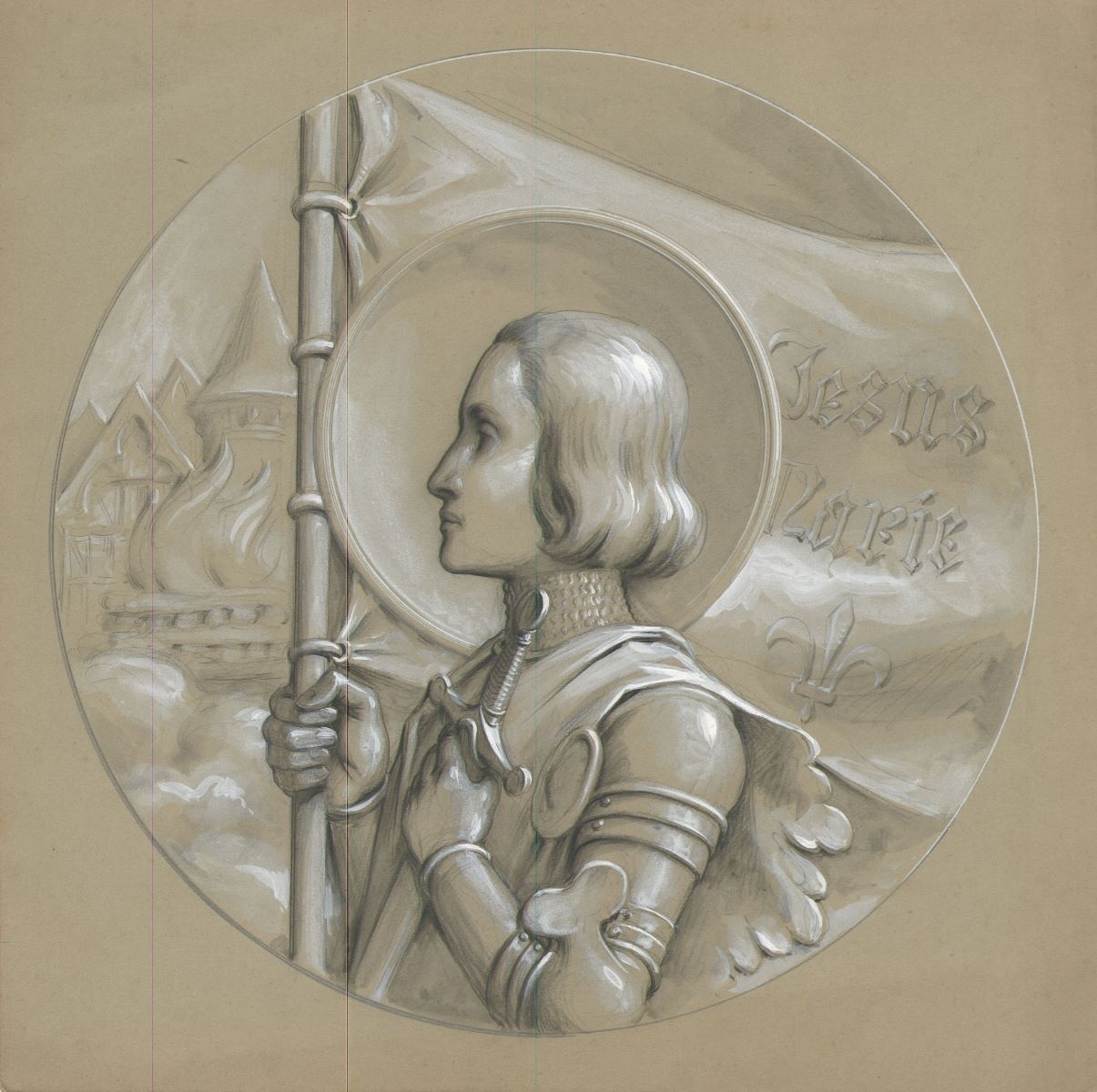 Décor de boîte de montre (titre factice), ETABLISSEMENTS FRAINIER, 1909 vers
