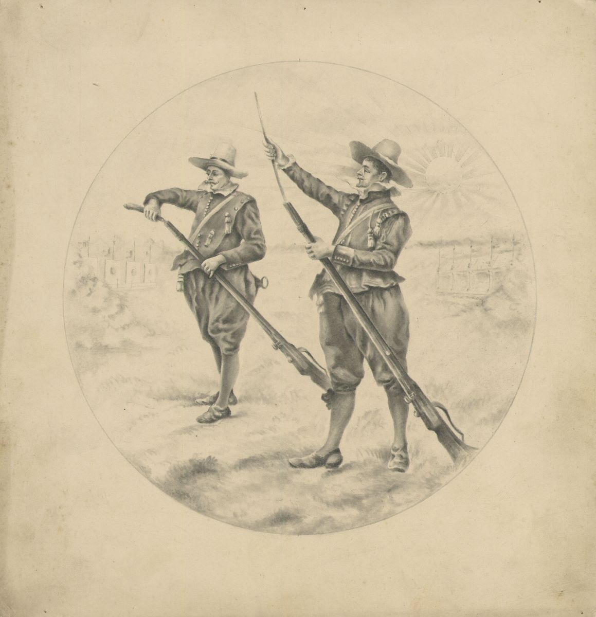 Décor de boîte de montre (titre factice), ETABLISSEMENTS FRAINIER, 1900 vers