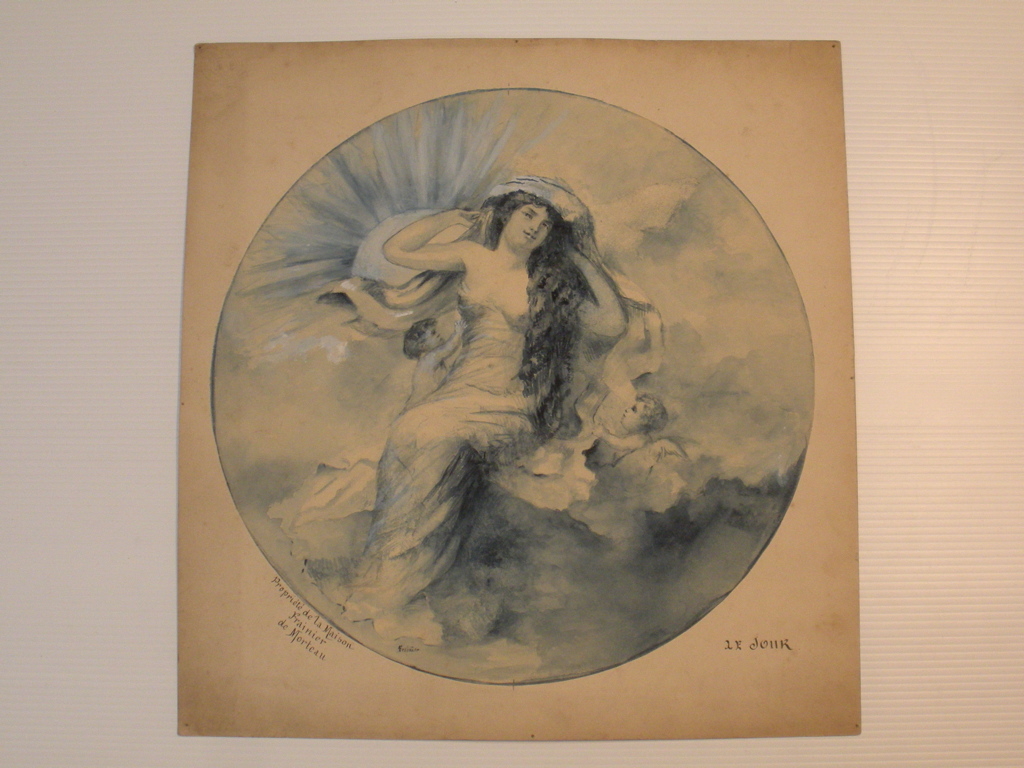 Décor de boîte de montre (titre factice), ETABLISSEMENTS FRAINIER, 1900 vers
