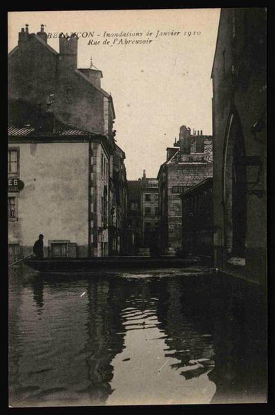 BESANÇON - Inondations de Janvier 1910 - Rue de l'Abreuvoir_0