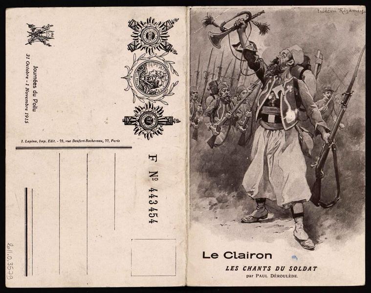 Le Clairon / LES CHANTS DU SOLDAT par PAUL DEROULEDE_0