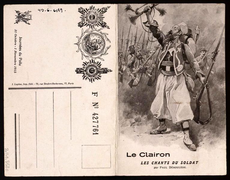Le Clairon / LES CHANTS DU SOLDAT par PAUL DEROULEDE_0
