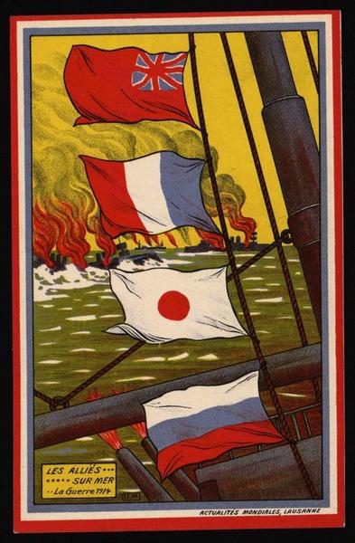 LES ALLIES ... SUR MER ... La Guerre 1914_0