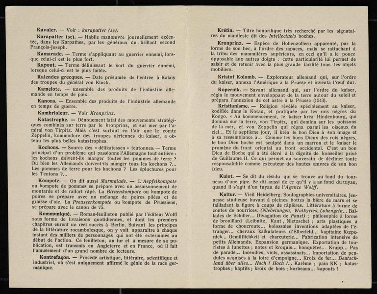 Le Dictionnaire Boche DU DR KOLOSSAL KANDIDE (Kouronné par l'Akadémie de Köpenick)_1