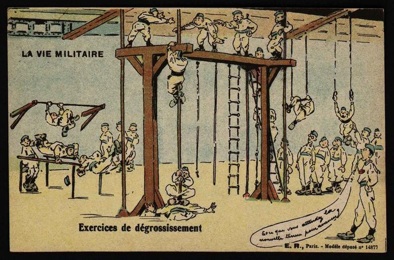 LA VIE MILITAIRE / Exercices de dégrossissement_0
