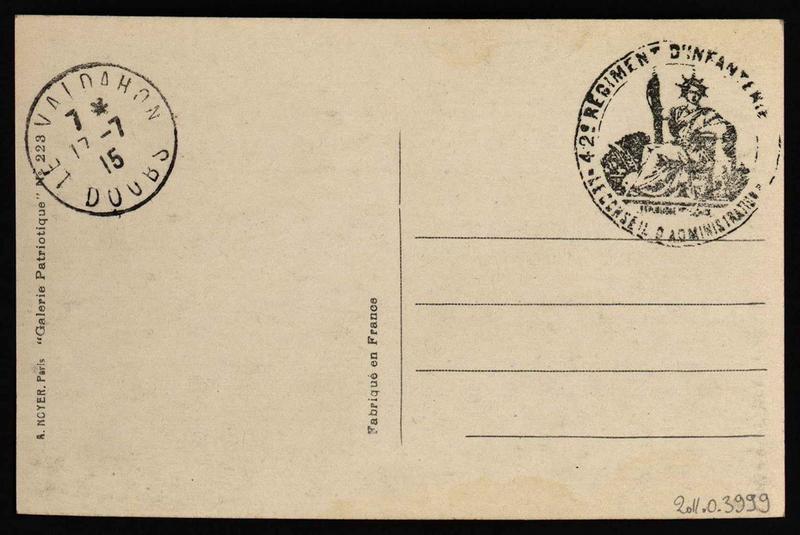 Le ROI PIERRE DE SERBIE observant les péripéties de la lutte suprême qui s'est terminée par une victoire éclatante des armes Serbes_1