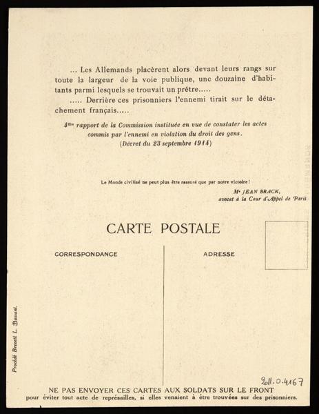 LES CRIMES ALLEMANDS / LE BOUCLIER HUMAIN_0