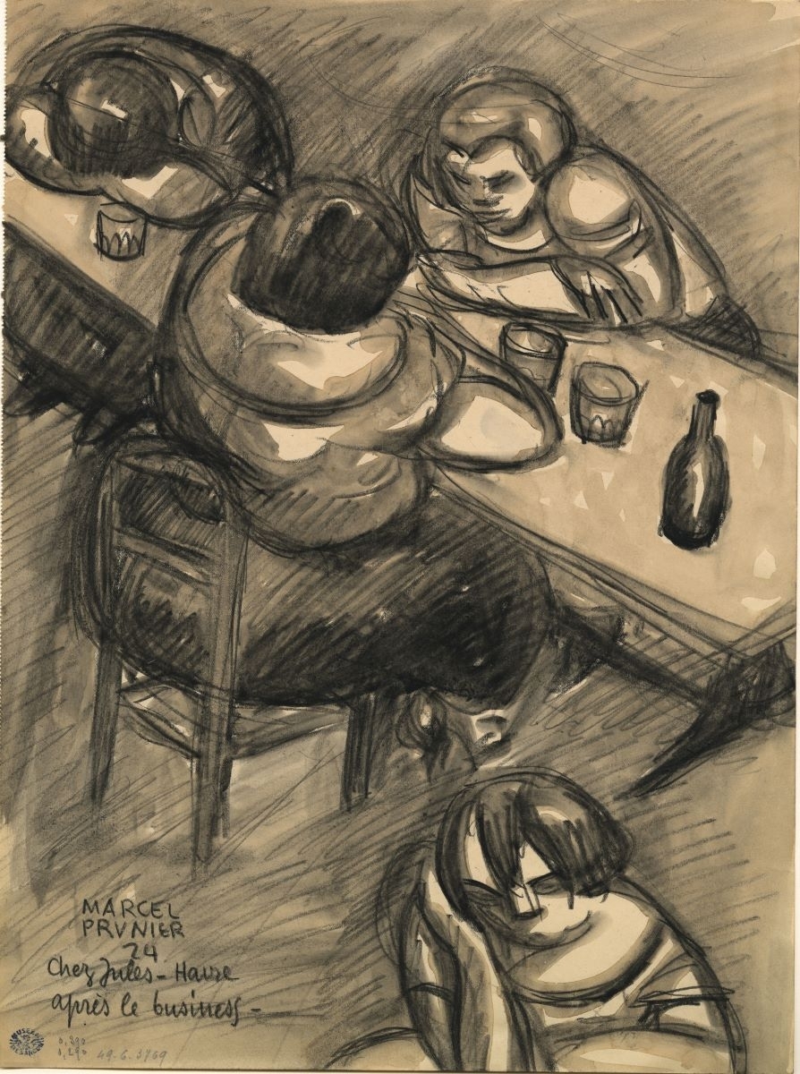 Chez Jules, au Havre, après le business, Marcel Prunier, 1924