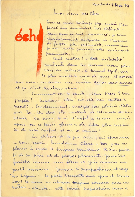 Femme prostituée, fumant une cigarette (titre factice), Marcel Prunier, 1934