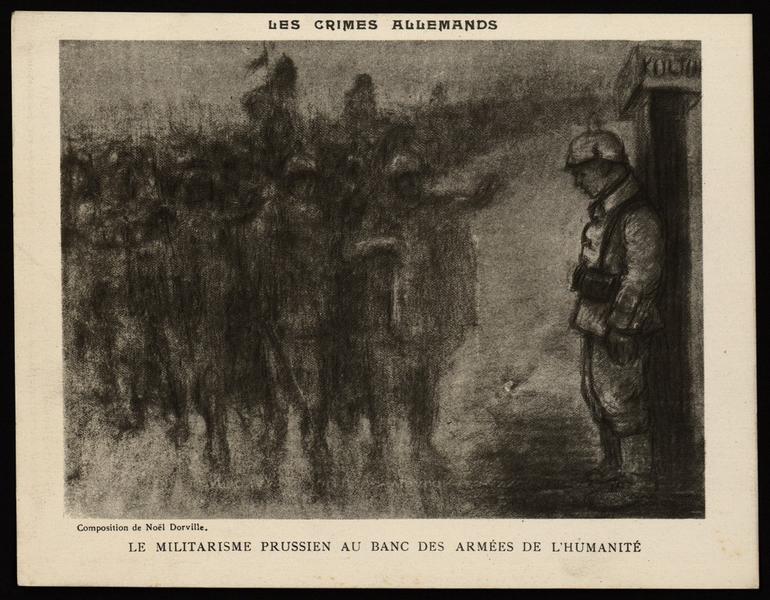 LES CRIMES ALLEMANDS / LE MILITARISME PRUSSIEN AU BANC DES ARMEES DE L'HUMANITE_0