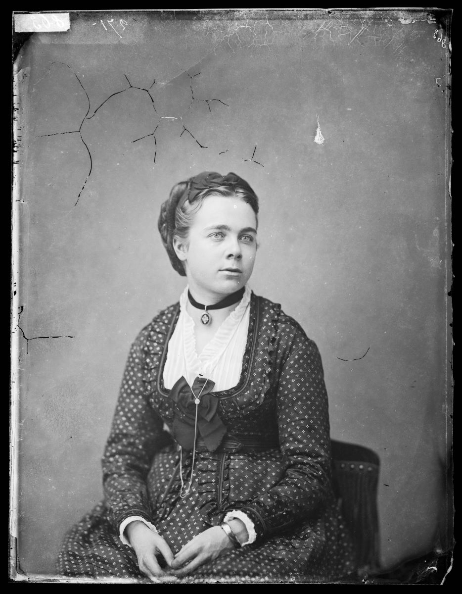 Portrait d'une femme, Alfred Boname, 1870-1885