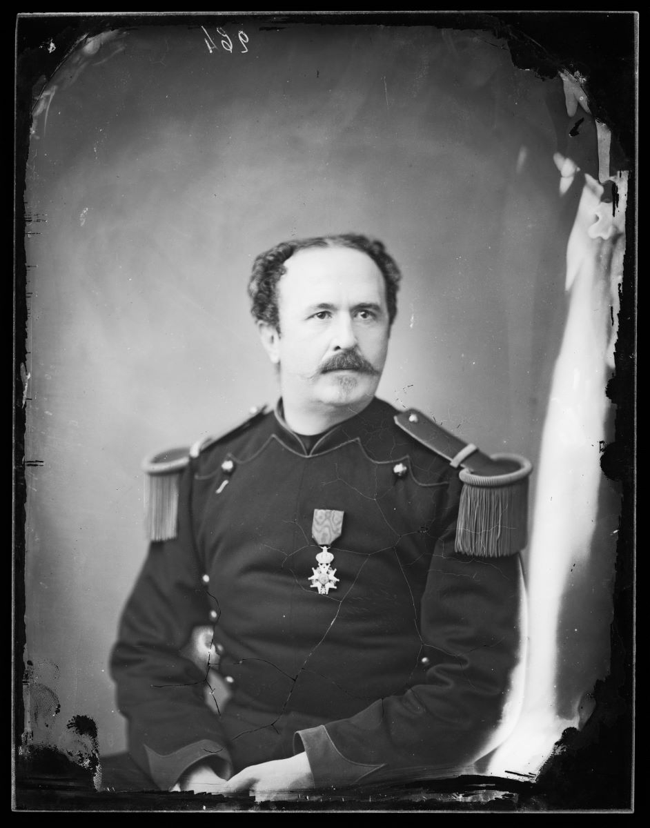 Portrait d'un militaire, Alfred Boname, 1870-1885