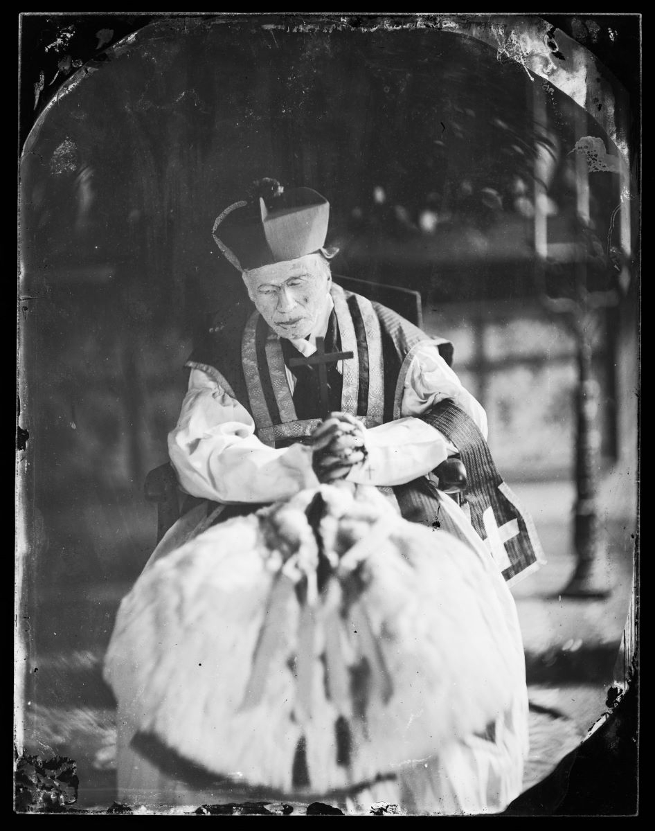 Portrait d'un prêtre, Alfred Boname, 1870-1885
