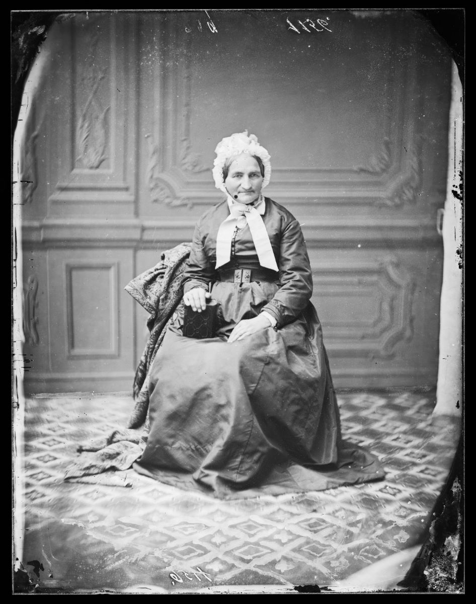 Portrait d'une femme âgée, Alfred Boname, 1870-1885