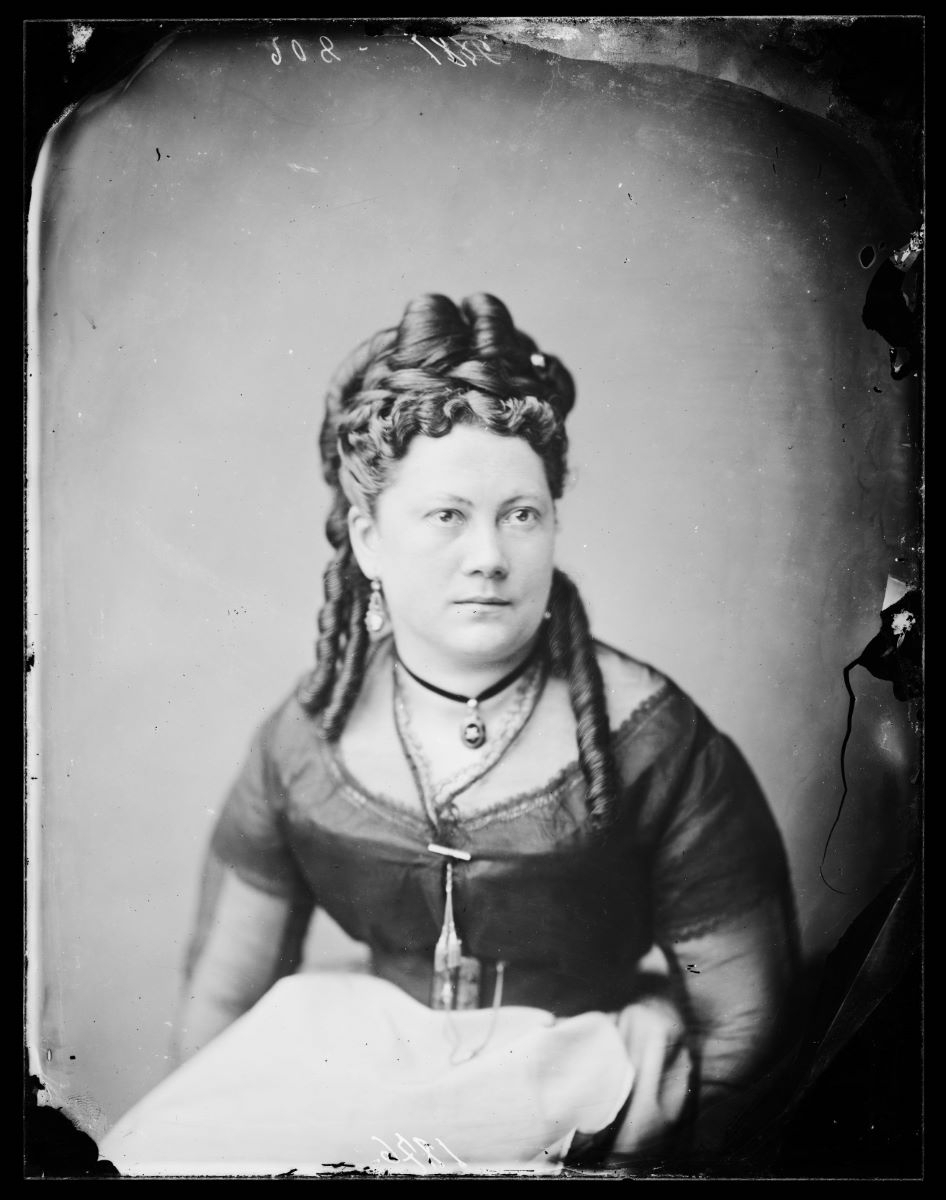 Portrait d'une femme, Alfred Boname, 1870-1885