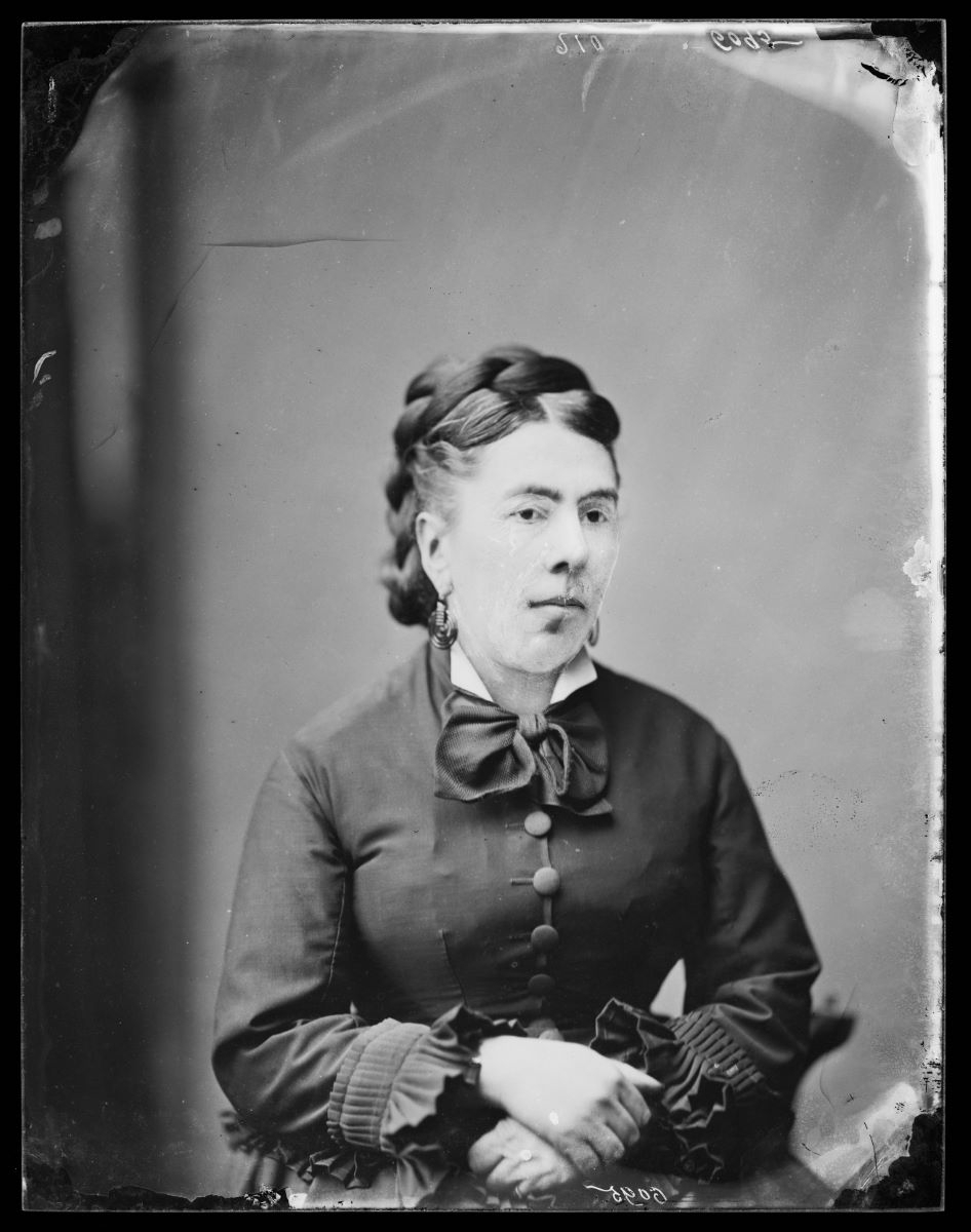 Portrait d'une dame, Alfred Boname, 1870-1885