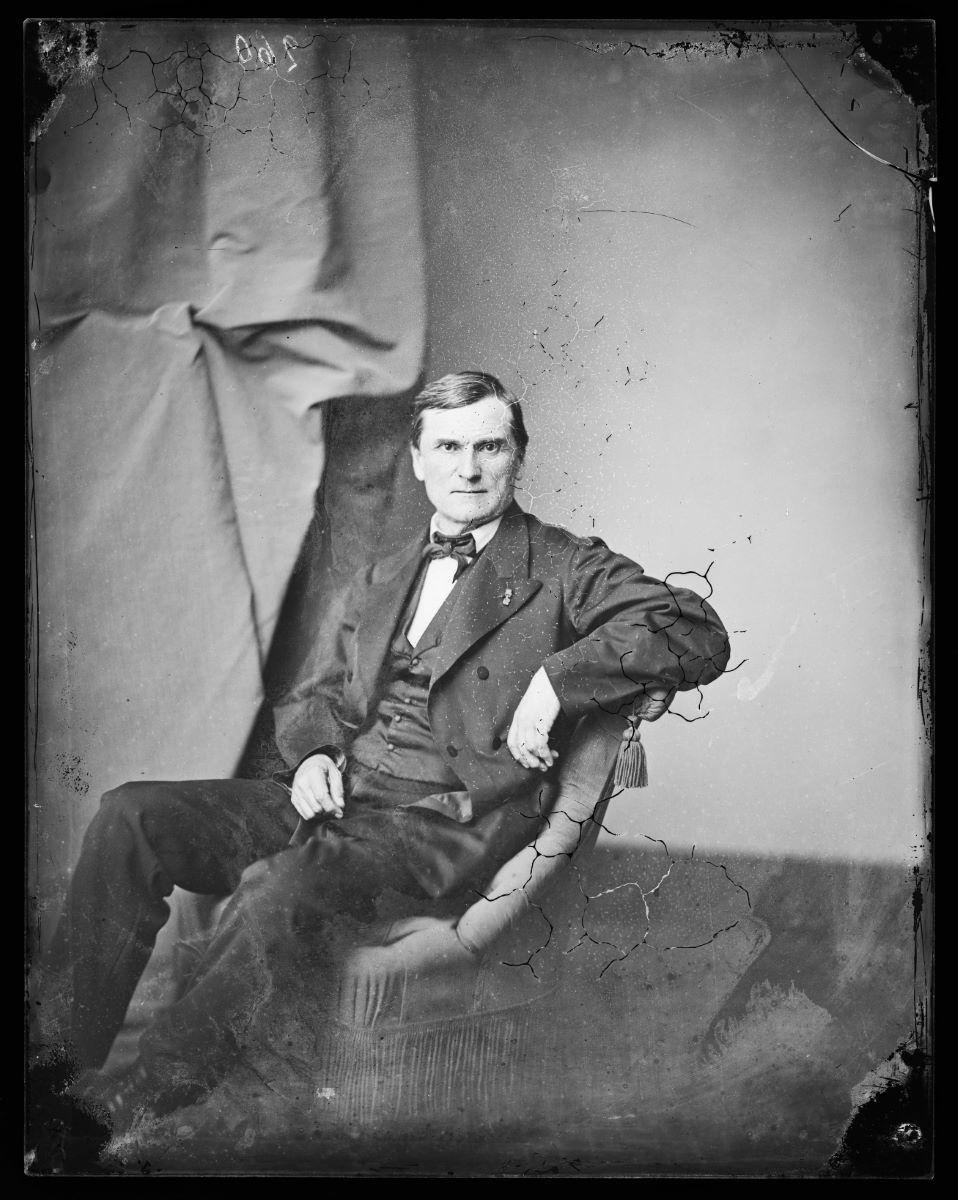 Portrait d'un homme, Alfred Boname, 1870-1885