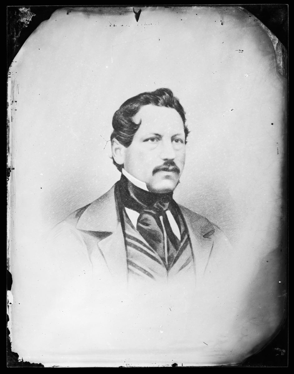 Portrait d'un homme, Alfred Boname, 1870-1885