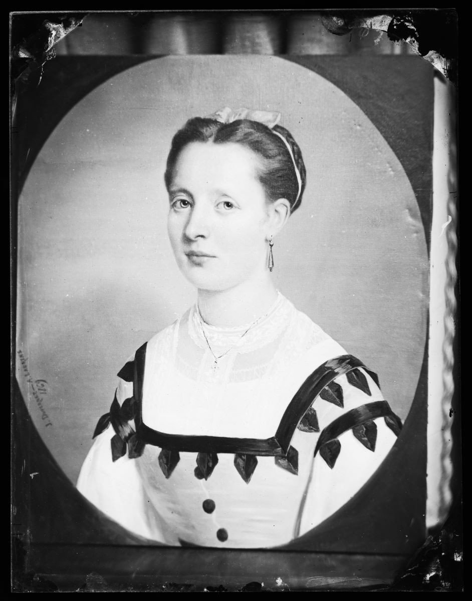 Portrait d'une femme, Alfred Boname, 1870-1885