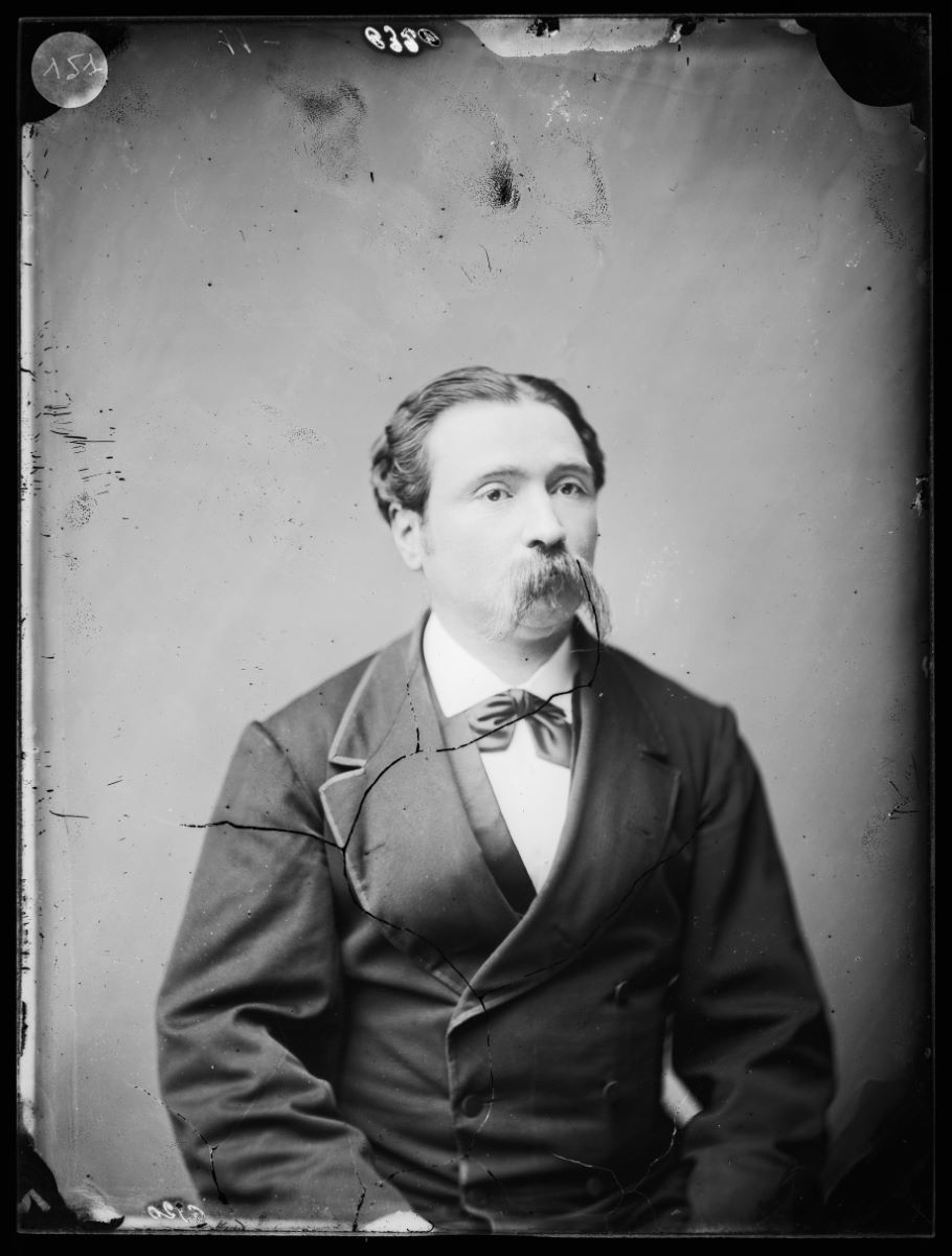 Portrait d'un homme, Alfred Boname, 1870-1885