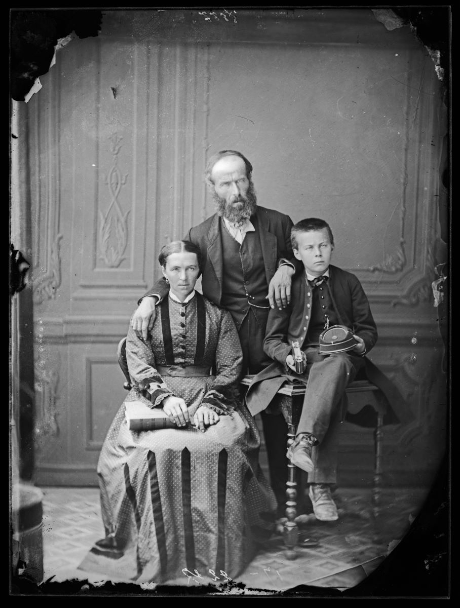 Portrait d'une famille, Alfred Boname, 1870-1885