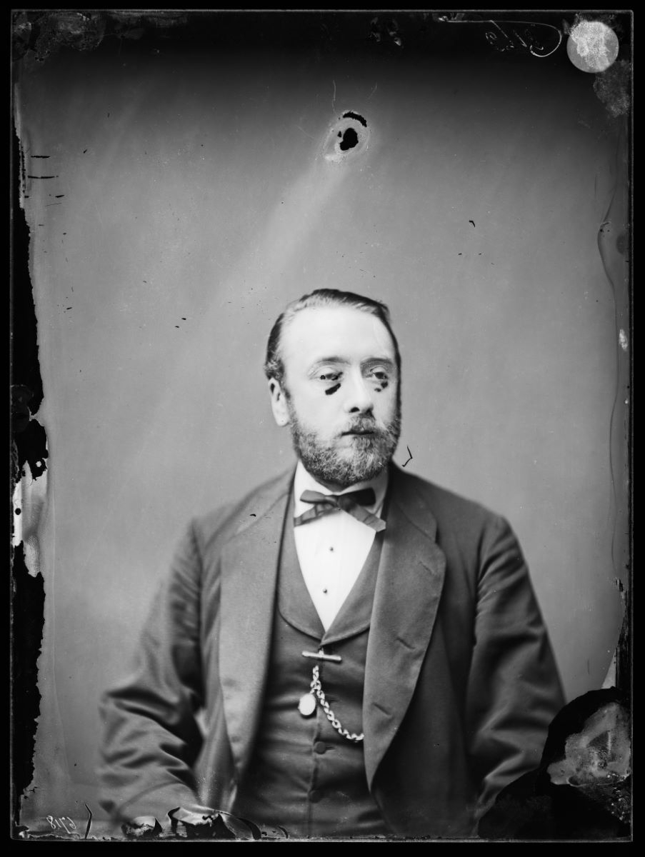 Portrait d'un homme, Alfred Boname, 1870-1885