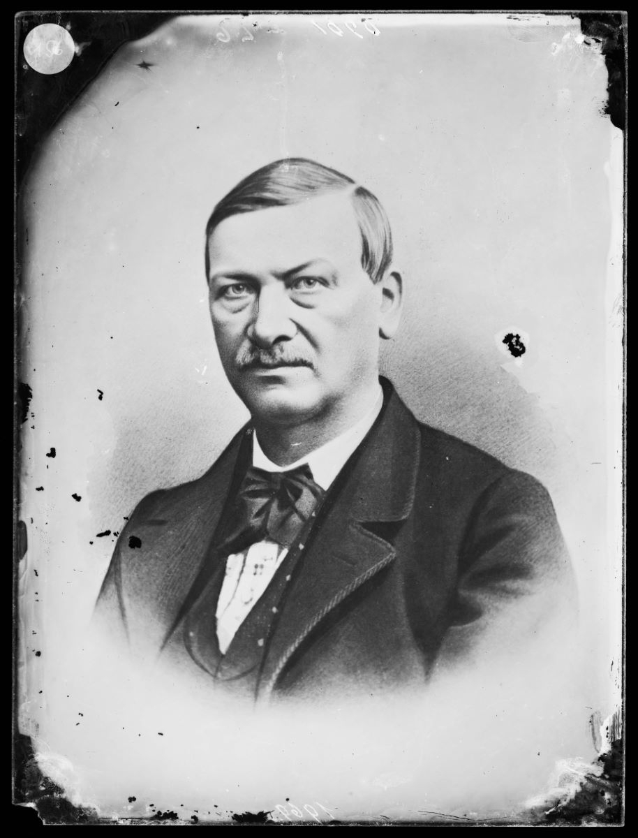 Portrait d'un homme, Alfred Boname, 1870-1885
