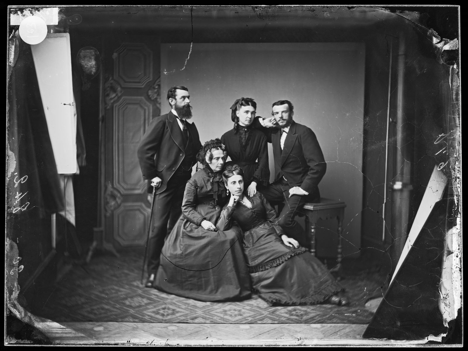 Portrait d'une famille, Alfred Boname, 1870-1883