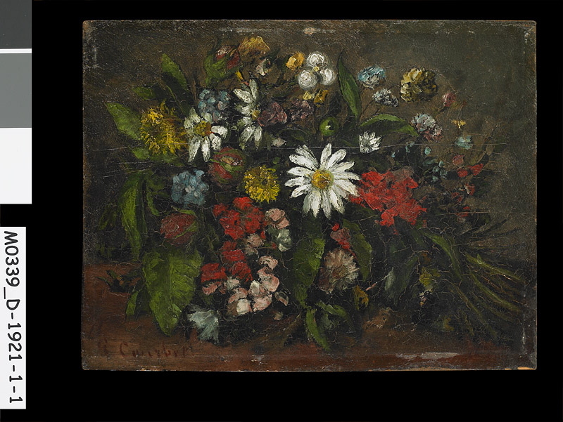 Fleurs, Gustave Courbet, 1871