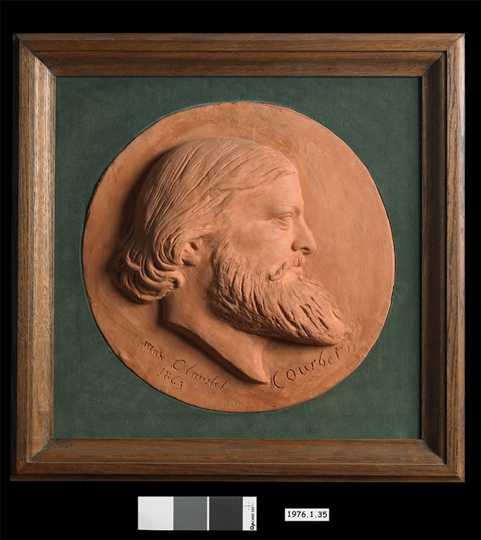 Portrait de Gustave Courbet, Max Claudet, 1865