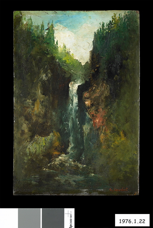 Cascade dans le Jura, Gustave Courbet, 1875 vers