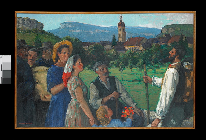 Hommage à Courbet, Robert Fernier, 1952-1955