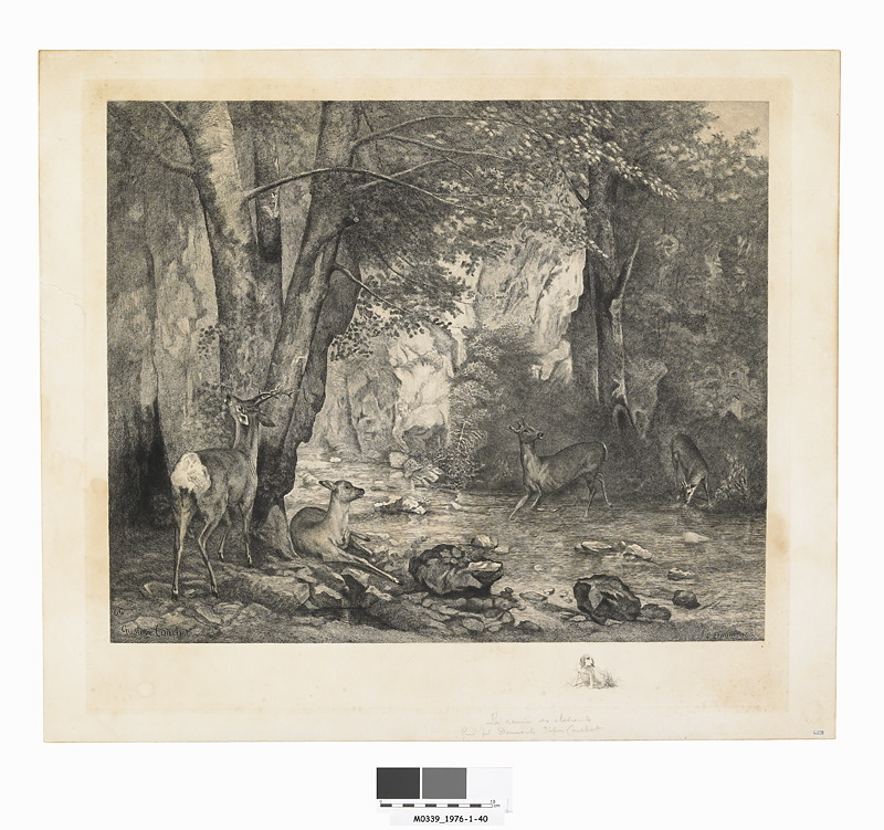 La remise de chevreuils au ruisseau de Plaisir-Fontaine — Emile Daumont