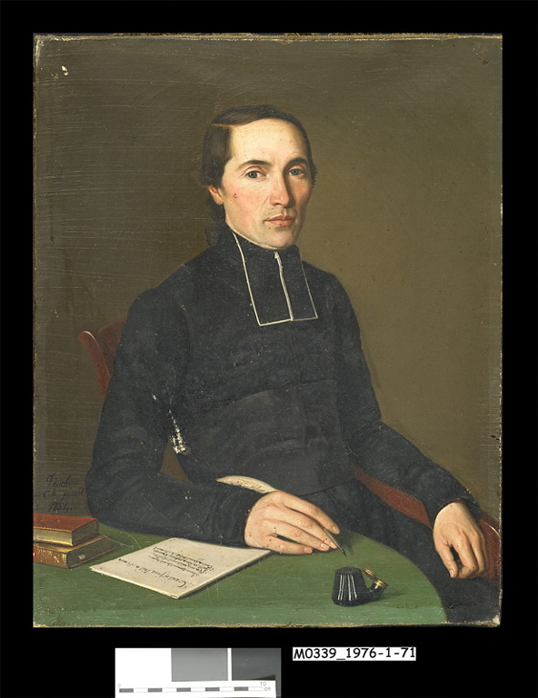 Portrait d’un abbé, Charles Pouchon, 1850 vers