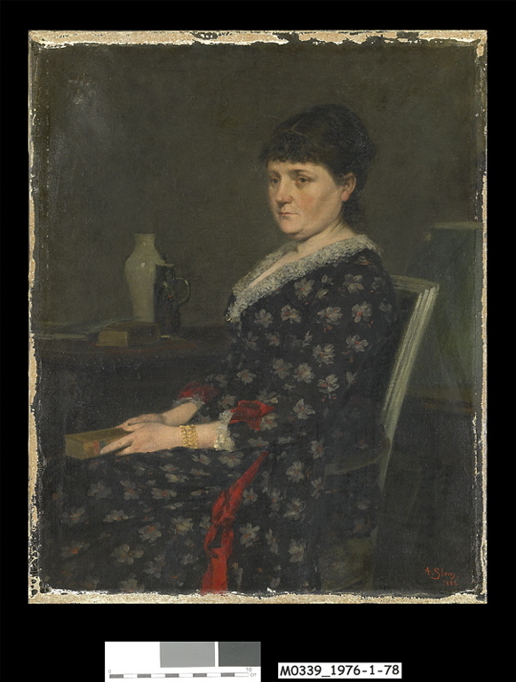 Portrait de Cary Blank, André Slom, 1886