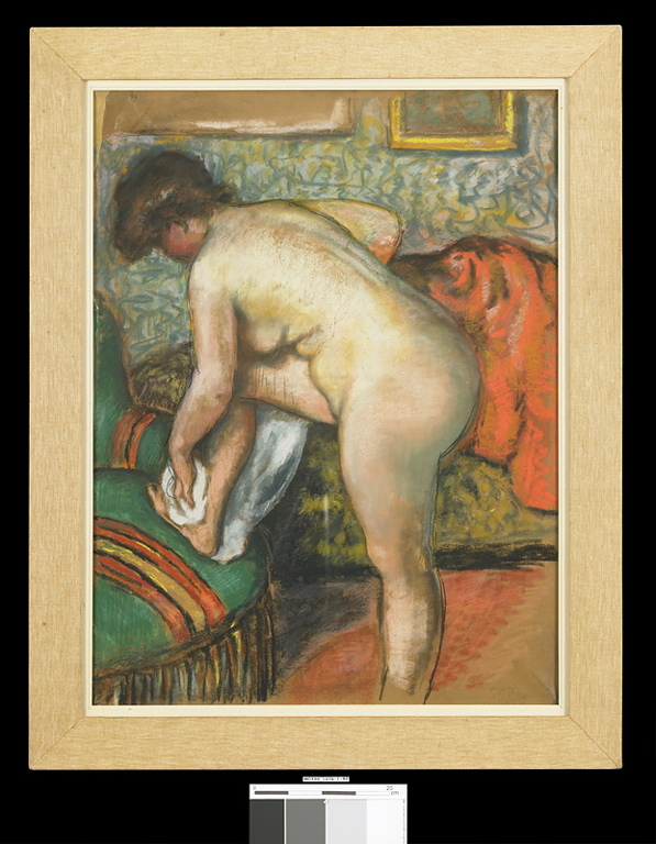 Femme nue à sa toilette — Albert André