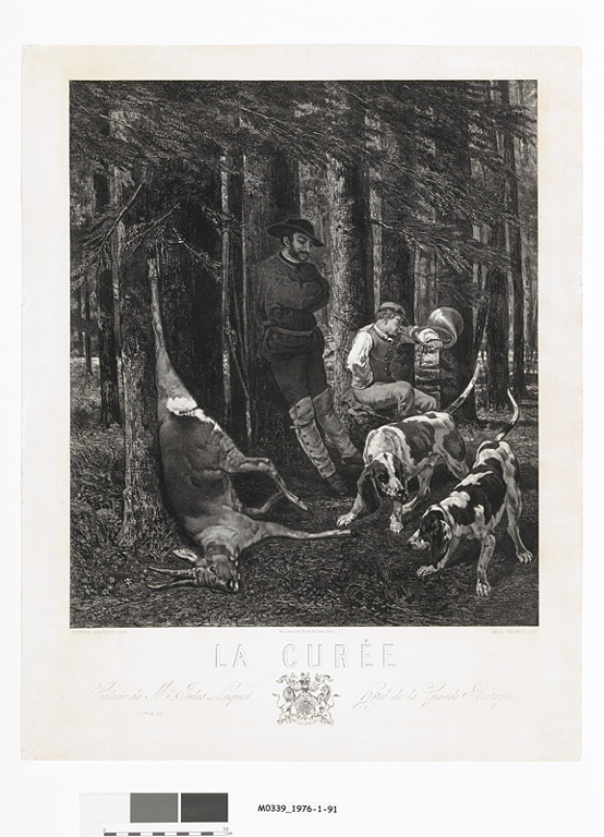 La curée, Émile Louis Vernier, 1860 après
