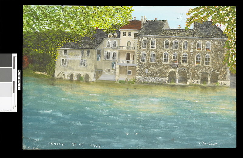 La maison de Courbet au bord de la Loue, Mercier, 1992